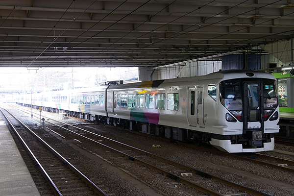 E257系0番台 松本車両センター M-111編成 拝島駅