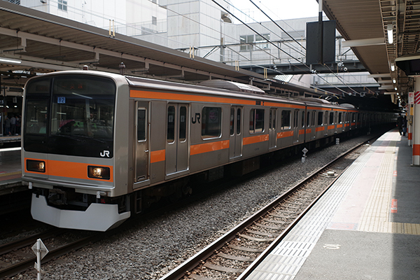 209系1000番台 (T82編成) 立川駅 3番線